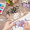  6Pcs 3 Colors Flower Pattern Computerized Embroidered Appliques DIY-NB0008-34-3