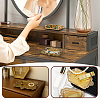 2Pcs 2 Styles Vintage Resin & Alloy Rectangle Tray Display Decorations for Rings Earrings Necklaces AJEW-PH0008-32-5