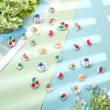 27Pcs 9 Style 3D Printed ABS Plastic Imitation Pearl Beads KY-NB0001-56-5