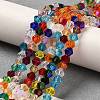 Transparent Electroplate Glass Beads Strands EGLA-A039-T3mm-L29-4