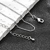 Long-Lasting Plated Brass Curb Chain Necklaces NJEW-K112-07P-NF-4