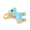 Real 18K Gold Plated Brass Charms KK-L206-008A-G-3