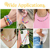 6 Strands 6 Colors Handmade Polymer Clay Bead Strands CLAY-TA0001-39-8