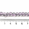 Spray Painted Crackle Glass Beads Strands CCG-Q002-6mm-02-4