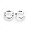 Tarnish Resistant 304 Stainless Steel Open Jump Rings A-STAS-P212-25P-17-2