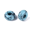 Synthetic Turquoise European Beads G-Q602-04H-2