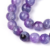 Dyed Natural White Jade Beads Strands X-G-T139-6mm-60-14-3