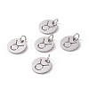 304 Stainless Steel Charms STAS-Q201-T445-2S-3
