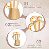 16Pcs Brass Charms KK-GO0001-51-5