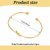 15Pcs 3 Colors Alloy Hollow Heart Open Cuff Bangles Set for Women BJEW-AN0001-57-7