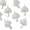 SHEGRACE Brass Micro Pave Cubic Zirconia Pendants XGRQ3D099-503P-1