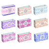   90Pcs 9 Colors Lace Style Handmade Soap Paper Tag DIY-PH0005-37-3