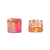 2-Hole Transparent Glass Seed Beads SEED-S023-30C-14-3