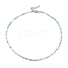 Bling Glass Beaded Necklace for Women NJEW-PH01492-03-1