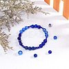   18 Style Blue Glass Beads GLAA-PH0007-08-6