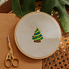 4 Sheets 11.6x8.2 Inch Stick and Stitch Embroidery Patterns DIY-WH0455-008-4
