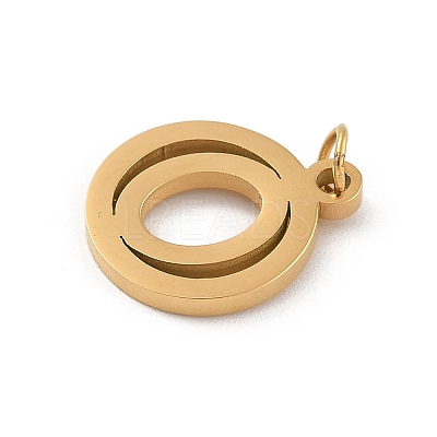 304 Stainless Steel Charms
with Jump Ring STAS-R001-02G-O-1
