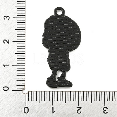 Halloween Alloy Enamel Pendants ENAM-M220-02K-B-1