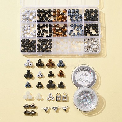 DIY Gemstone Bracelet Making Kit DIY-FS0003-40-1