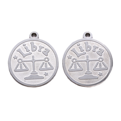 Non-Tarnish 201 Stainless Steel Pendants STAS-R106-03-1