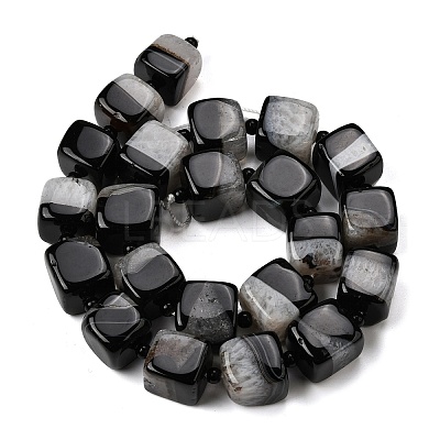 Natural Agate Beads Strands G-F820-O01-01H-1