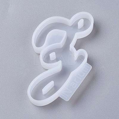 Letter DIY Silicone Molds DIY-I034-08Z-1