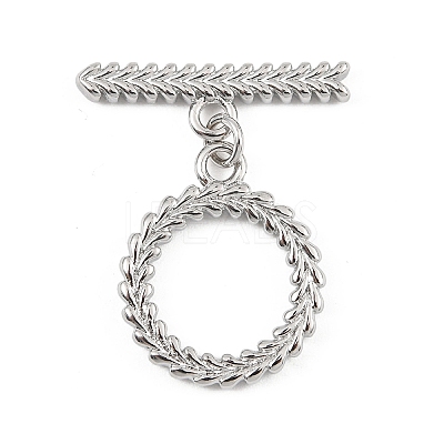 SHEGRACE Brass Toggle Clasps XGR0124P-135P-1