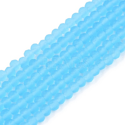 Transparent Glass Beads Strands EGLA-A044-T2mm-MD08-1