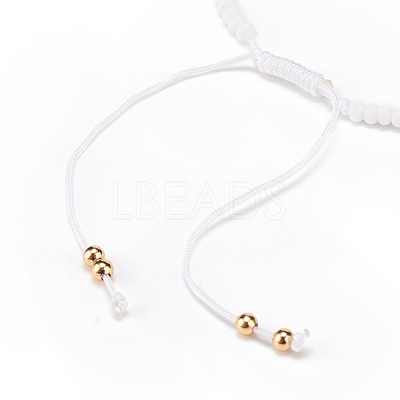 Lampwork Evil Eye & Glass Beaded Bracelet BJEW-JB08367-06-1
