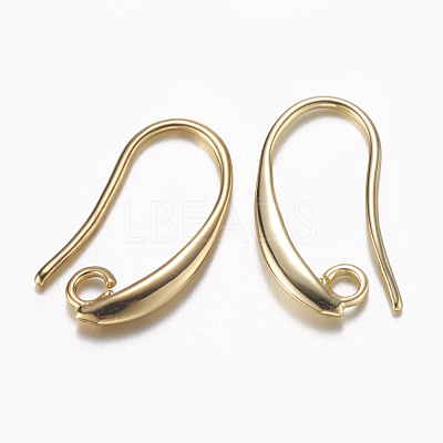 Brass Earring Hooks KK-E711-062G-1