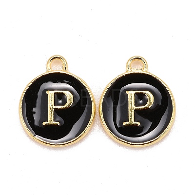 Golden Plated Alloy Charms ENAM-S118-02P-1