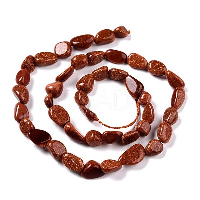 Synthetic Goldstone Beads Strands G-G018-14A-1