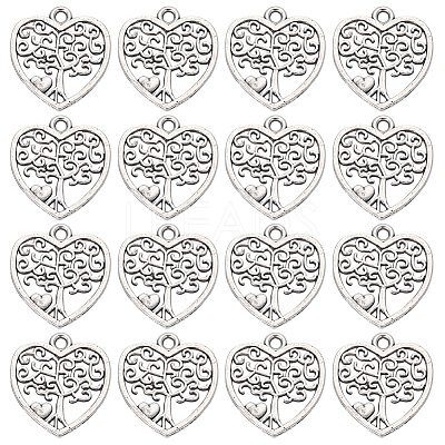 100Pcs Tibetan Style Alloy Pendants FIND-SC0005-68-1
