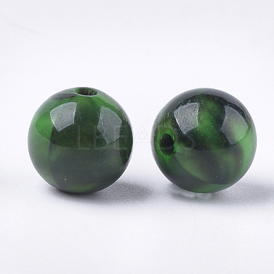 Acrylic Beads OACR-S029-018D-1
