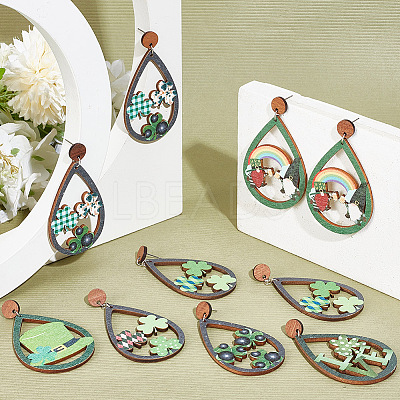 DIY Saint Patrick's Day Earring Making Kit DIY-AR0003-50-1