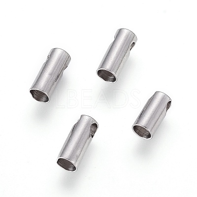 Tarnish Resistant 304 Stainless Steel Cord Ends STAS-F232-01D-P-1