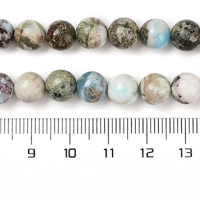 Natural Larimar Beads Strands G-P524-A02-03-1