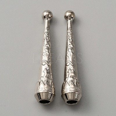 Alloy Cord Ends FIND-WH0110-363C-1