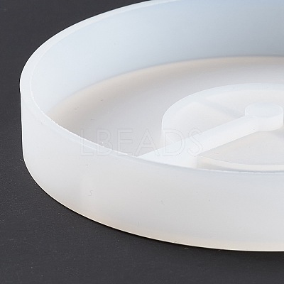 Flat Round LED Art Light Display Base DIY Silicone Molds DIY-C054-04-1