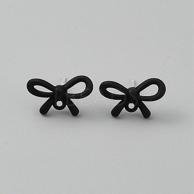 Alloy Stud Earrings Findings EJEW-WH20009-03B-1