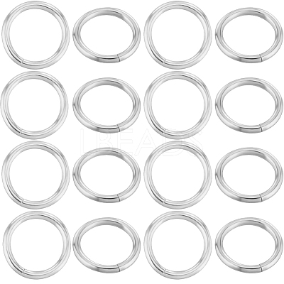50Pcs 925 Sterling Silver Open Jump Rings STER-BBC0006-18C-1