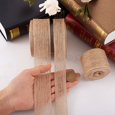 3 Rolls 3 Styles Burlap Ribbon OCOR-YS0001-04-1