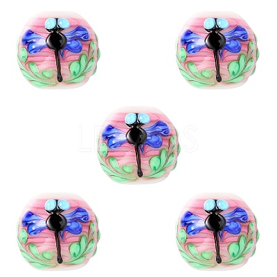 5Pcs Handmade Lampwork Beads LAMP-SZ0001-50B-1