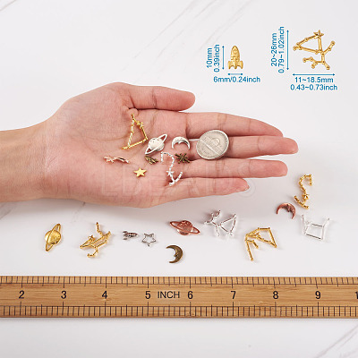 Zinc Alloy Cabochons PALLOY-KS0001-06-1