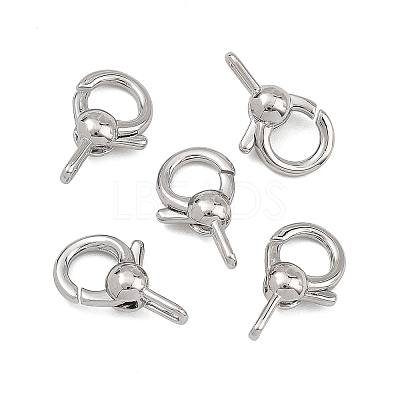 SHEGRACE Brass Spring Ring Clasps XGRQ58507-786P-1