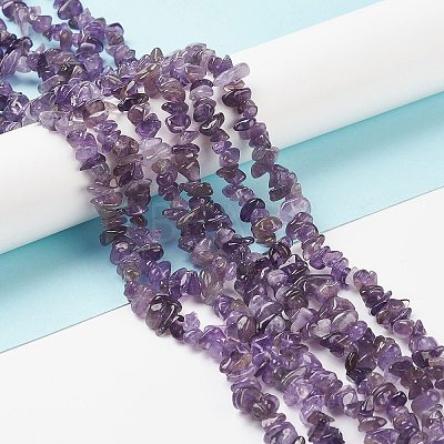 Natural Amethyst Beads Strands F014-1-1