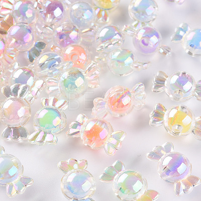 Transparent Acrylic Beads X-TACR-S152-03B-1