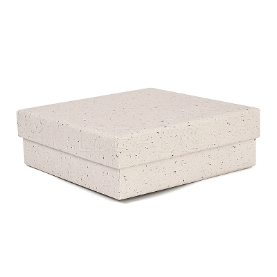 Square Paper Jewelry Storage Boxes with Sponge Inside CON-I013-01E-1