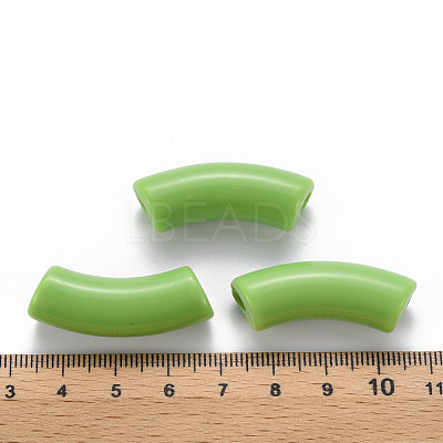 Opaque Acrylic Beads MACR-S372-001B-S031-1