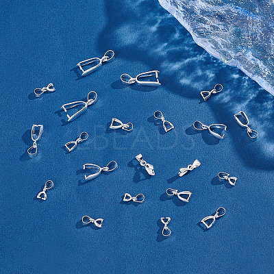 Brass Ice Pick Pinch Bails DIY-PH0024-46-1